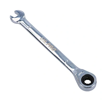 Image of 7mm Metric MM Combination Gear Ratchet Spanner Wrench 72 Teeth