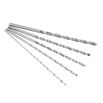Image of 5Pcs Extra Long Twist Drill Bits High speed Steel Straight Shank Bit Tool 2 5mm For Wood Plastic and Aluminum