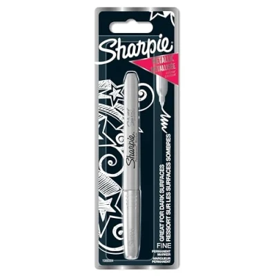 Image of Sharpie Permanent Markers Twin Tip Blister Black (12 Pack) S0811100