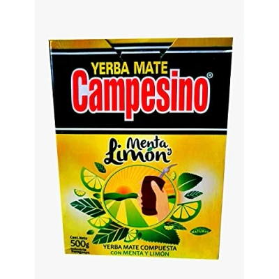 Image of Yerba Mate Campesino with Mint &amp; Lemon 500g