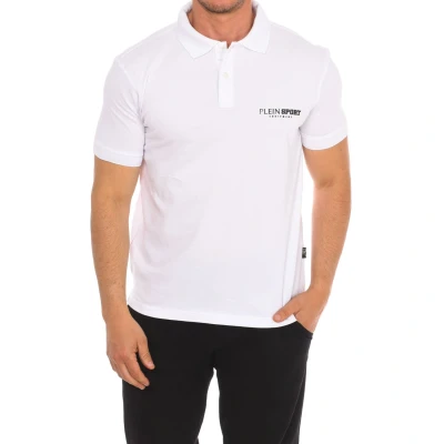 Image of Plein Sport PIPS500 Mens short sleeve polo White material_polyester Size X Large
