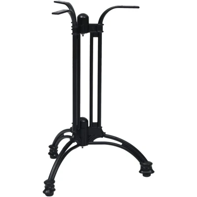Image of vidaXL Bistro Table Leg Black Ø60x72 cm Cast Aluminium