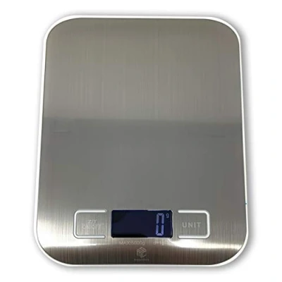 Image of Kitchen Scales MSC Digital Electronic Coffee Weighing Scale for Cooking Baking High Precision Food, Jewelry Weight Scales, LCD Display, Multifunctional, Tare Feature, Stainless Steel 5kg AAA
