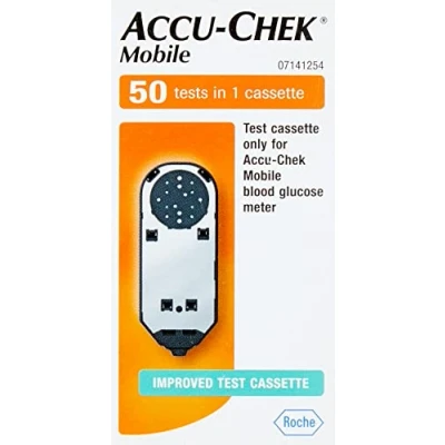 Image of Accu Chek 4026324 Mobile Test Cassette, 50 Test, 100g