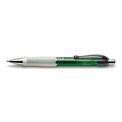 Image of Pilot G2EX retractable gel ink pen, green barrel with black ink, EACH