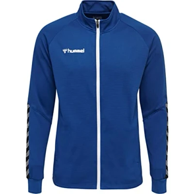 Image of hummel Men&#039;s Hmlauthentic Poly Zip Jacket True Blue, S
