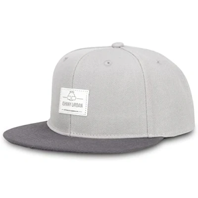 Image of Johnny Urban Cap Men and Women Snapback Grey Anthracite Dean Stylish Baseball Adjustable &amp; with Logo Badge One Size Unisex Comfortable Trucker Hat