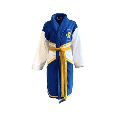 Image of Groovy Uk Riverdale Vixens Ladies Bathrobe, One Size, Blue/White/Yellow