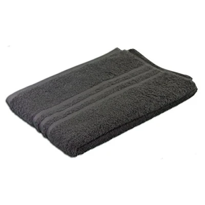 Image of Gözze Elegant Hand Towel Set of 2, Sylt, 100% Cotton, Heavy Weight (440 g/m²), 50 x 100 cm Chocolate
