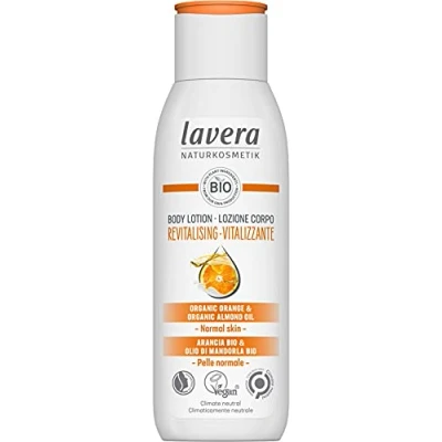 Image of lavera Body Lotion Revitalising Natural Cosmetics vegan Organic Orange &amp; Almond Oil certified 200ml