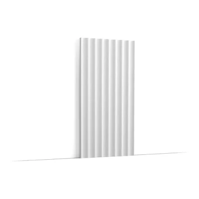 Image of 3D Wall Panel Orac Decor W109 Modern Valley Deco Element Contemporary Design White 2 m