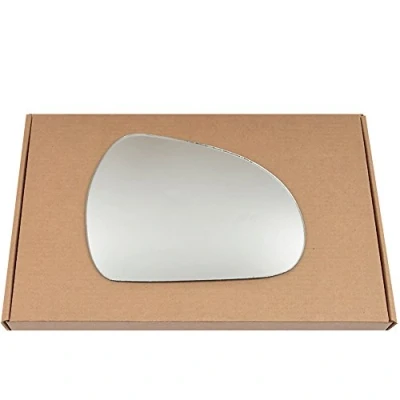 Image of Less4spares Wing Mirror Glass Right Compatible with Peugeot 207 2006 2012 STICK ON Driver Off Side Convex