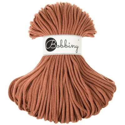 Image of Bobbiny Premium 5mm Braided Macrame Cord (Terracotta) 100m
