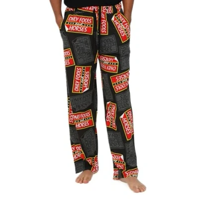 Image of Only Fools and Horses Mens Lounge Pants Cotton Pyjama Bottoms (Medium) Black