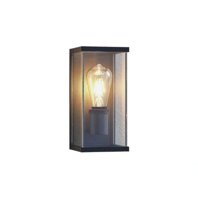 Image of Lindby Susanne outdoor wall light, angular, glazed