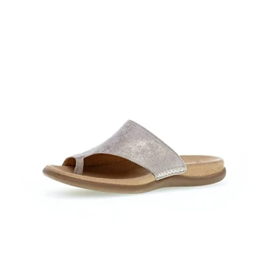 Image of Gabor Women Clogs, Ladies Mules,Slipper,Slides,Sandal,Summer Shoe,Casual Shoe,Beige (Muschel),42 EU / 8 UK