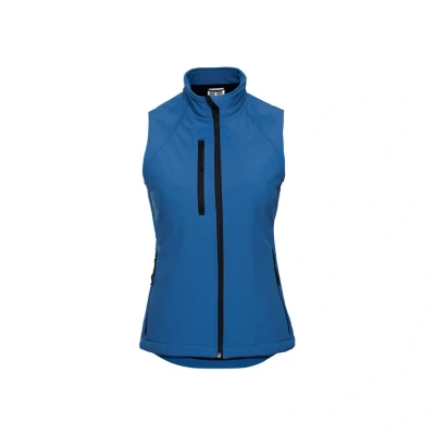 Image of Russell Athletic Womens/Ladies Softshell Gilet (Azure) Blue Size 8 UK