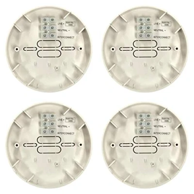 Image of Pack of 4 x Hispec HSSA/PA Surface Mounting Pattress for HSE Range Smoke/Heat Alarms