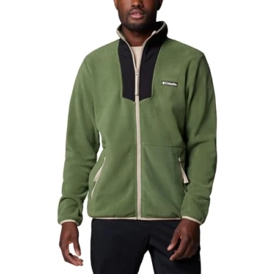 Image of Columbia Sequoia GROVE FULL ZIP Fleece jacket, Men&#039;s, Size: XXL, Canteen/black/ancient fossil