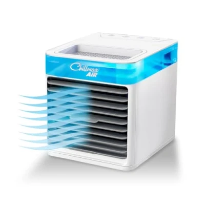 Image of JML Air Cooler, Portable Fan and Humidifier Chillmax Pure Chill 2.0, 4 Speed Settings with Dual Mist Spray Jets, Evaporative Hydro Filter, Easy Clean Alternative Conditioning Unit