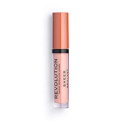 Image of Makeup Revolution, Sheer Lip, Lipgloss, Piece of Cake 101 , 3.5ml