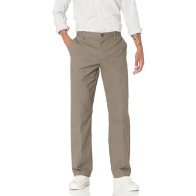 Image of Amazon Essentials Men&#039;s Classic Fit Wrinkle Resistant Flat Front Chino Trouser (Available in Big &amp; Tall), Taupe, 34W / 31L