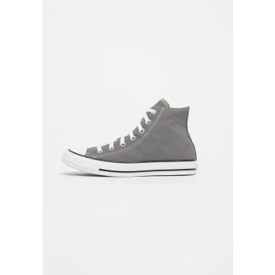 Image of Converse Chuck Taylor ALL STAR HI Hightop trainers, Size: 16, Charcoal Textile