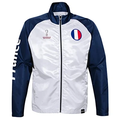 Image of Official Fifa World Cup 2022 Training Jacket, Youth, France, Age 13 15