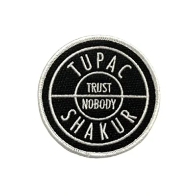 Image of 2pac Tupac Patch Trust Logo Official Embroidered woven iron on One Size