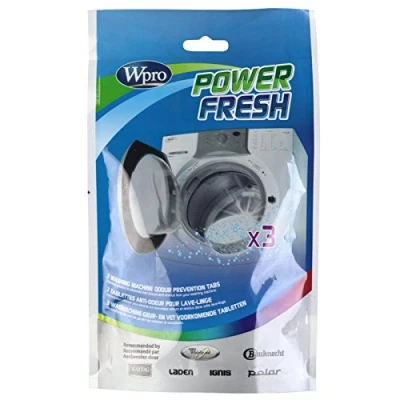 Image of Strom Fresh Washing Machine Cleaner Tablets (Pack of 3, Odour Shape Mildrew Remover)