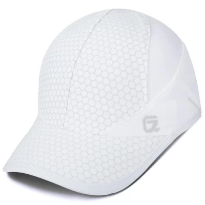 Image of Sport Cap,Soft Brim Lightweight Waterproof Running Hat Breathable Baseball Cap Quick Dry Caps Cooling Portable Sun Hats for Men and Woman Performance Cloth Workouts Outdoor Activities White