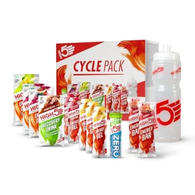Image of HIGH5 Cycle Pack Containing Cycling Energy Hydration &amp; Recovery Products