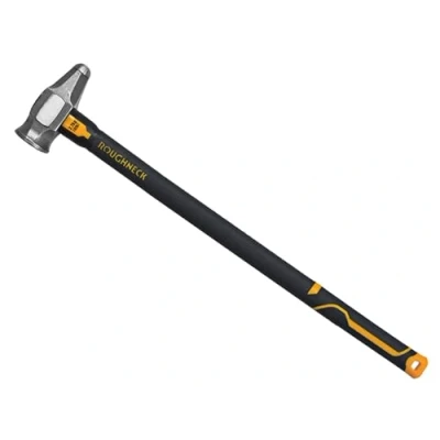 Image of Roughneck Gorilla ROU659012 Durable Fibreglass Sledge Hammer With Shock Absorbing Grip 12lbs/5.5 kg, Black
