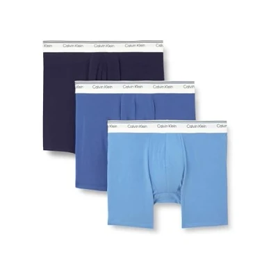 Image of Calvin Klein Boxer Brief 3 PK Men&#039;s, MULTI (PCT/DFT/SIL), XL