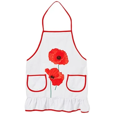 Image of Premier Housewares Poppy 100% Cotton Apron