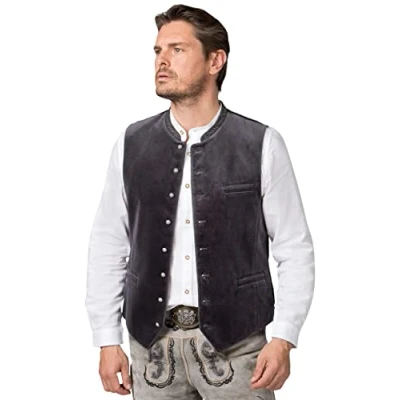 Image of Stockerpoint Men&#039;s Lorenzo Vest, Graphite, 60 EU, graphitegray