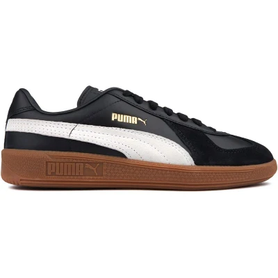 Image of Puma ARMY Trainer Unisex Trainers, Size: 5, Black white gum Leather