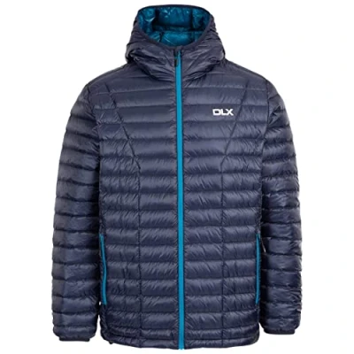 Image of DLX Mens Down Jacket Hood Padded Outdoor Casual Coat Zoltan