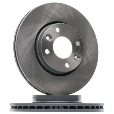Image of 7701207795, 7701207795SK1 Brake disc BLUE PRINT ADN143112 Front Axle 260mm 22mm 4 Hole 100mm internally vented Coated RENAULT: CLIO 3