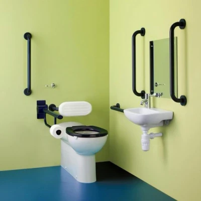 Image of Contour 21+ Doc M Blue Rails Back to Wall Right Hand S0686LI