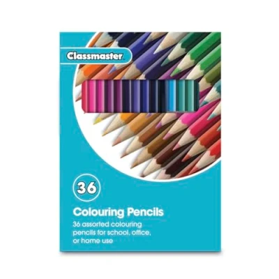 Image of Classmaster Colouring Pencils Assorted (Pack of 36) CPW36