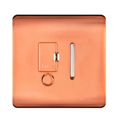 Image of Trendi Copper Range of Switches &amp; Sockets (Fused Spur)