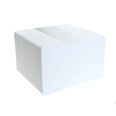 Image of NXP MIFARE® Classic 4K EV1 Blank White ISO PVC Cards, 13.56MHz, ISO14443A, Gloss Finish (Pack of 100)