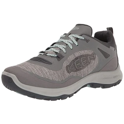 Image of KEEN Women&#039;s Terradora Flex Waterproof Hiking Shoe, Steel Grey/Cloud Blue, 8.5 UK