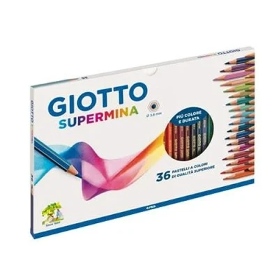 Image of Giotto Supermina 36 pastelli a colori, assortiti, Pezzi