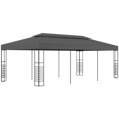 Image of vidaXL Gazebo Marquee 3x6 m Anthracite