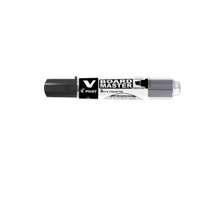 Image of Pilot V Board Master Whiteboard Markers Chisel Set of 3Rechargeable Black