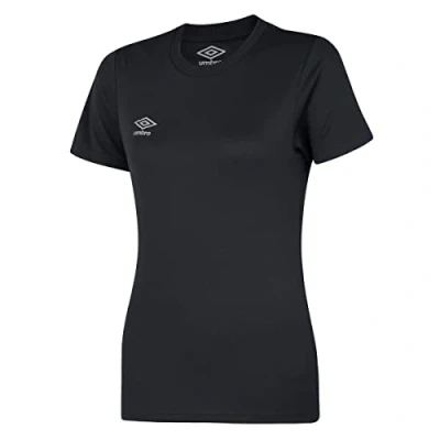 Image of Umbro Womens/Ladies Club Jersey (S) (Black)