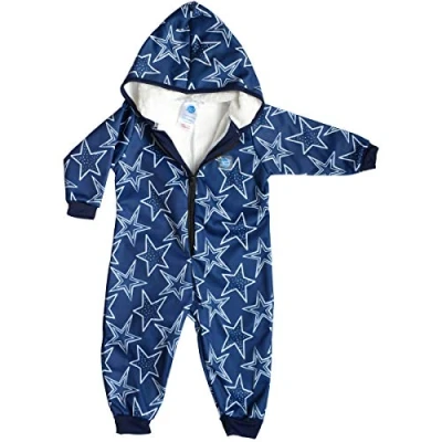 Image of Splash About Fleece Lined All In One Puddle Suit, After Swim Onesie, Stars 2 3 Years