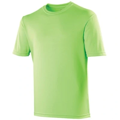 Image of AWD Just Cool Kids Breathable T Shirt Electric Green 9/11 Years